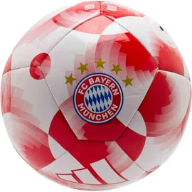 adidas Ball FC Bayern München Heimspiel Club, Größe 5 in Weiß