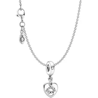 Pandora 51780 Damen-Kette 925 Silber Freunde für immer Herz