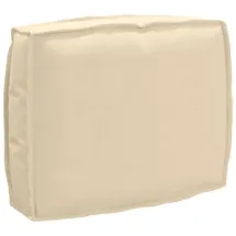 vidaXL Sitzauflage Kissen 50 x 40 cm Beige