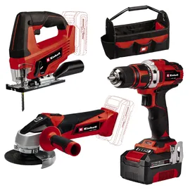 Einhell Power X-Change (18 V, inkl. 1x 4,0 Ah Akku, Ladegerät, Zubehör, Tasche)