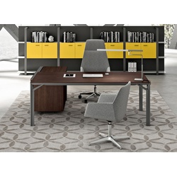 Eleganter Schreibtisch Eck Bürotisch Timezzo