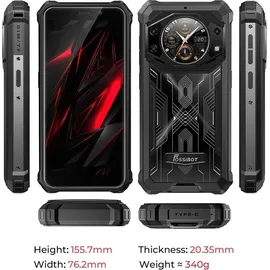 FOSSIBOT F101 Pro 8 GB RAM 128 GB Schwarz