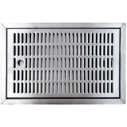 Tropfblech CNS zum Einlassen 480 x 313mm