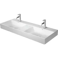 Duravit DuraSquare 120x47cm, o. ÜL, m HLB, o. HL, weiß