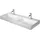 Duravit DuraSquare 120x47cm, o. ÜL, m HLB, o. HL, weiß