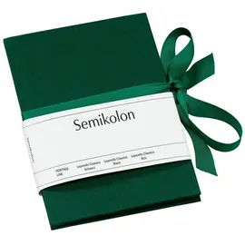 Semikolon Uni Leporello Fotoalbum senkrecht dunkelgrün
