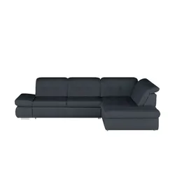Kollektion Kraft Ecksofa Leder  Spencer ¦ blau ¦ Maße (cm): B: 323 H: 102 T: 260.0
