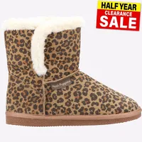 Hush Puppies Ashleigh Memory Foam Kuschelig Chic Mode Hausschuhe Stiefel Damen