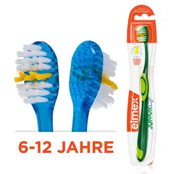 elmex Junior 6-12 Jahre Kinder-Zahnbürste mit weichen Borsten 1 St