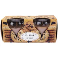 HS Candle Duftkerze Creation Kerzen 2er Pack Cookie Cream