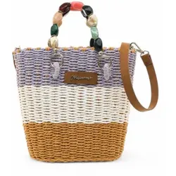 Mariamare für Damen. PARKER Parker lila Handtasche (OSFA), Lässig, Flieder, Synthetisch