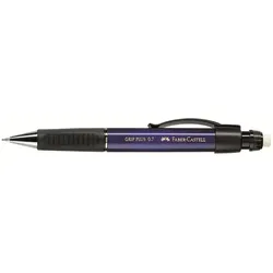 FABER-CASTELL Druckbleistift Grip Plus, 0,7mm, metallicblau