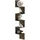 Furinno Wandregal 5-stufig 0 x 0 x 0 cm Columbia-Walnuss