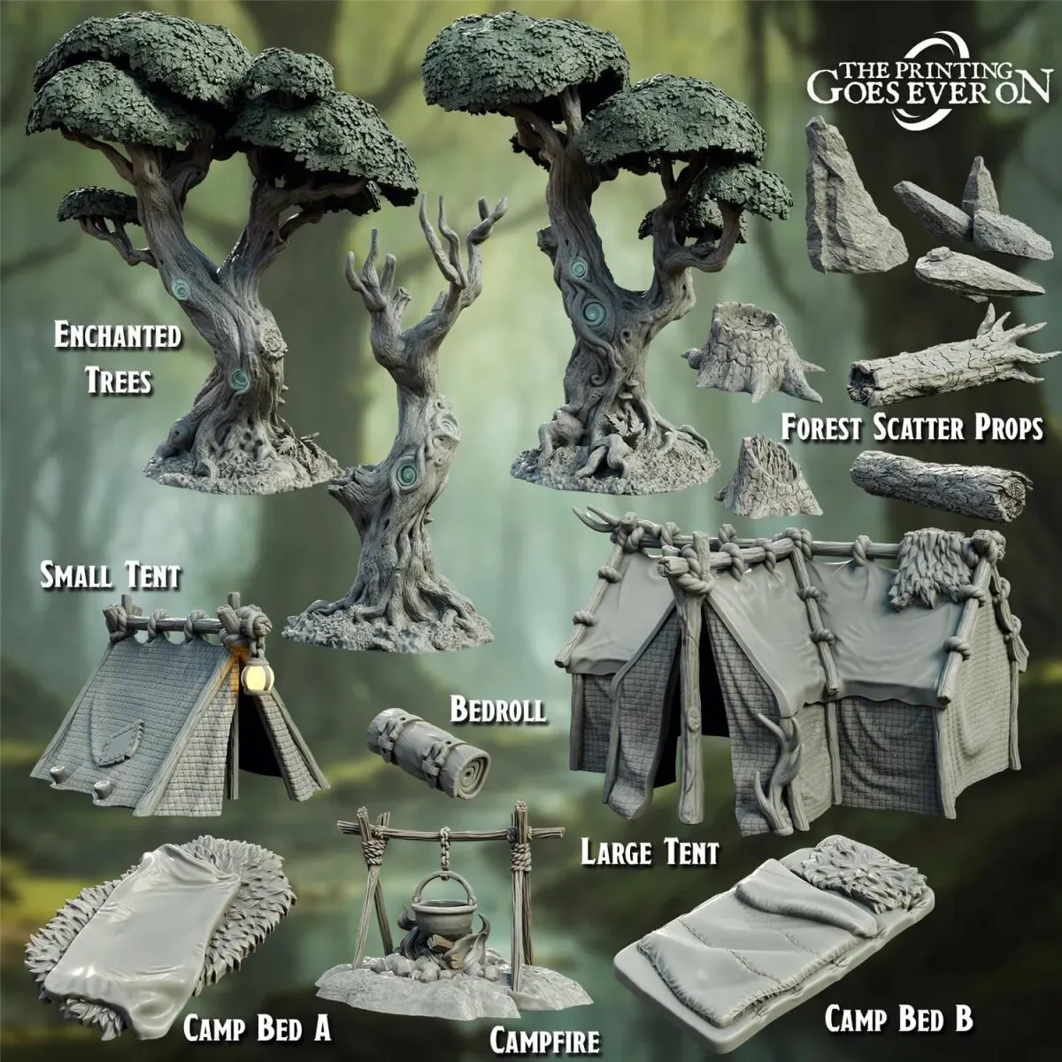 Scatter Terrain Props - Heart of the Forest aus Heart of the Forest von The Printing Goes Ever On
