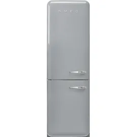 Smeg FAB32LSV5 Retro-Kühl-Gefrierkombination (311 l, 1968 mm hoch, Silber)