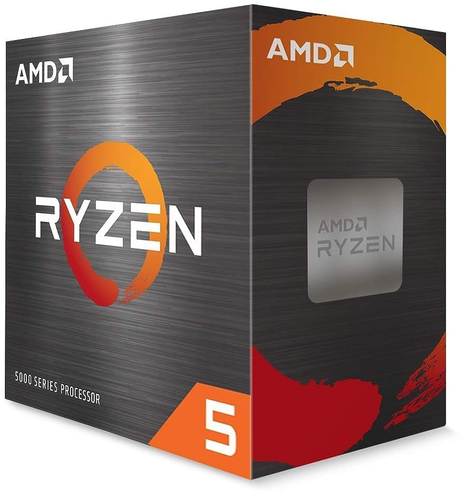 AMD Ryzen 5 5600X 6-core, 12-Thread Unlocked Desktop Processor mit Wraith Stealth Cooler, bis zu 4.6GHz