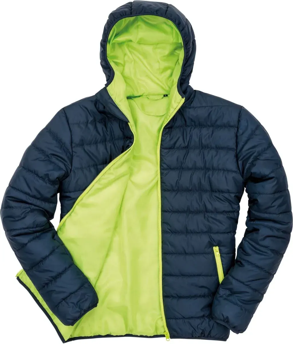 Result Herren Steppjacke Stepp-Jacke R233M navy/lime XXL
