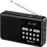 Sandberg Speaker Radio FM+BT Recharge schwarz