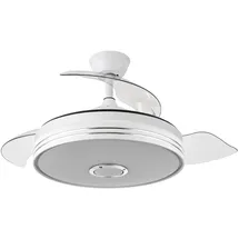 FABRILAMP Matanuska 36 cm Deckenventilator Weiß