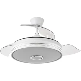 FABRILAMP Matanuska 36 cm Deckenventilator Weiß