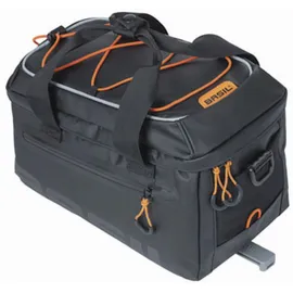 Basil Miles Tarpaulin MIK Gepäckträgertasche 7 l schwarz/orange