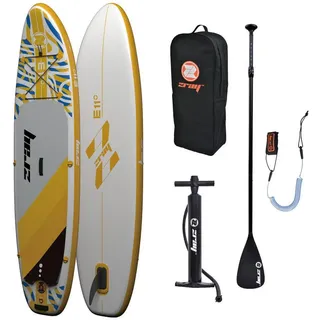 Zray Stand-Up-Paddle-Board, Gelb, Kunststoff, Grafikmuster, Bootsförmig, 81x13x335 cm, unisex, Freizeit, Pools und Wasserspaß, Stand Up Paddle Board E11 SUP Aufblasbares
