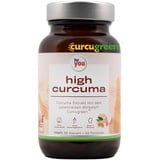 for you high curcuma Kapseln I Hochdosierter Kurkuma Extrakt von Curcugreen | 7 Mal besser bioverfügbar | Curcuma-Extrakt 500mg pro Kapsel, davon 325mg reines Curcumin I 60 Stück vegane Kapseln