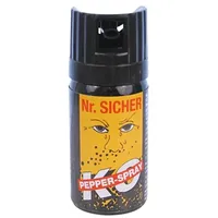 Pfefferspray 40 ml KO Nr. Sicher mit Sprühstrahl + G8DS® Aufkleber