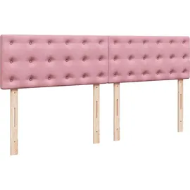 vidaXL Boxspringbett 180 x 200 cm Rosa