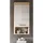 inn.furn Hängeschrank Weiß Hochglanz Eiche 37 cm, Badschrank Mambo