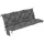 Outsunny Bankauflage 150 x 100 x 10 cm grau 1 St.