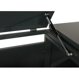 Mendler Mülltonnenverkleidung HWC-E83 116 x 212 x 98 cm anthrazit