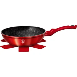 Berlinger Haus BERLINGERHAUS Wok mit Marmoroberfläche 30 cm, Burgundy Metallic Line