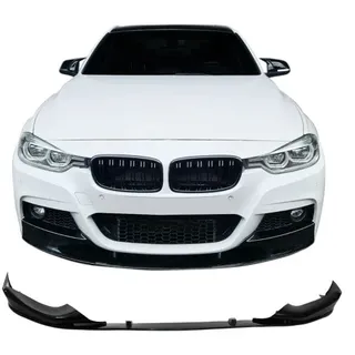 Frontspoiler Ansatz Lippe Stossstange Sport Performance schwarz glänzend passend für G30 G31 passend für BMW, 5er, G30, 02/2017- G31