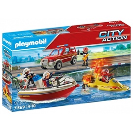 Playmobil City Action 71569 Feuerwehreinsatz auf dem Wasser