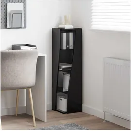 vidaXL Eckschrank 27,5 x 102 x 27 cm Schwarz