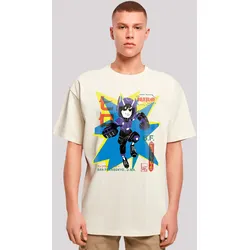 T-Shirt F4NT4STIC "Big Hero 6 Hiro Manga", Herren, Gr. M, beige (sand), Obermaterial: 100% Baumwolle, casual, oversize, Rundhals, Kurzarm ohne Bündchen, Shirts, Premium Qualität