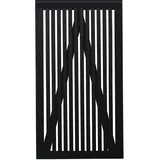 Plus Tor Sendai 100 x 180 cm RAL 9005 Schwarz