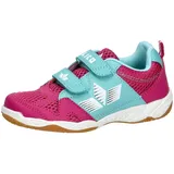 LICO Unisex Kinder Sport V Hallenturnschuhe, Pink Türkis Weiß, 31 EU