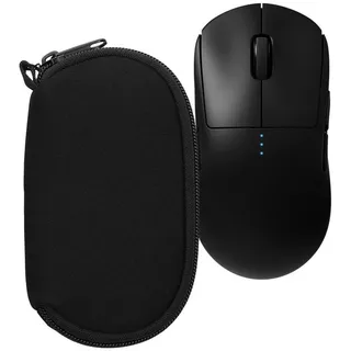 kwmobile Hülle kompatibel mit Logitech G Pro Wireless 1 - Neopren Hülle für PC Mouse Schutzhülle - Computer Maus Tasche - Neopren Tasche für PC-Maus - Schwarz