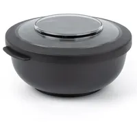 Amuse Tylla Schüssel 700ml I luftdichte Frischhaltedosen mit Deckel für Meal Prep & Snacks I BPA-freie Vorratsdosen für Kinder & Erwachsene I kleine Gefrierdosen, spülmaschinengeeignet I Charcoal
