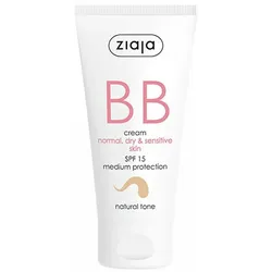 Feuchtigkeitscreme mit Farbe Ziaja Bb Cream natürlich Spf 15 50 ml