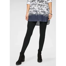 Boyens Buchverlag Leggings Figurbetont Blau/Schwarz 48