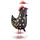 Partydeco Folienballon 42x45 cm Schwarz