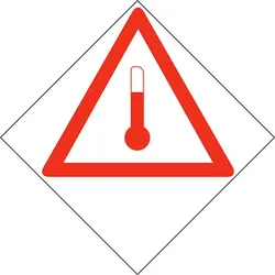 Placard, Erwärmte Stoffe, 250x250mm