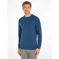 Tommy Hilfiger Rundhalspullover »PIMA ORG CTN CASHMERE CREW NECK«, Gr. XXXL, Donegal aegean sea) , 35980750-XXXL