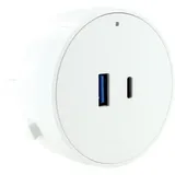 Schwaiger Steckdosenadapter USB-C + A 20 W Weiß 1 St.