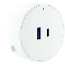 Schwaiger Steckdosenadapter USB-C + A 20 W Weiß 1 St.