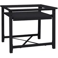 vidaXL Waschmaschinen-Podest Schwarz 60 x 56 x 52 cm Stahl