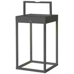 Villeroy & Boch LED-Außentischleuchte Cannes Alu, Eisen, Stahl Metall Grau Anthrazit 30 cm